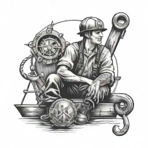 Nautical Dock Worker