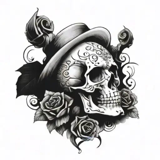 Skull And Rosesw