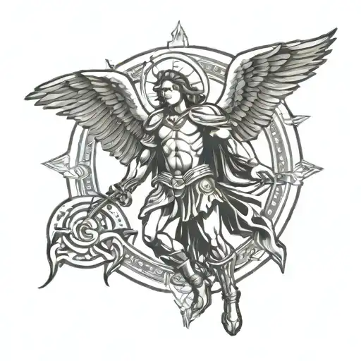 Saint Michael Circle Minimal