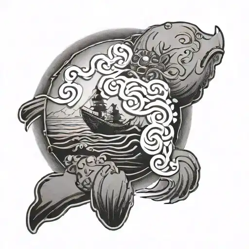 Silouette Of Toddler Named Ocean