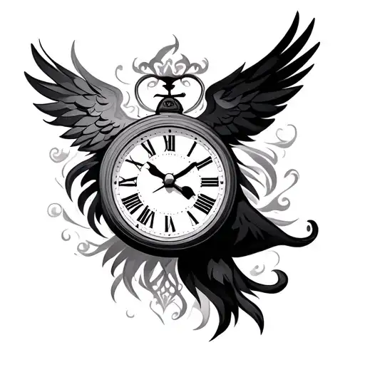 Lion Clock Colombe De La Paix