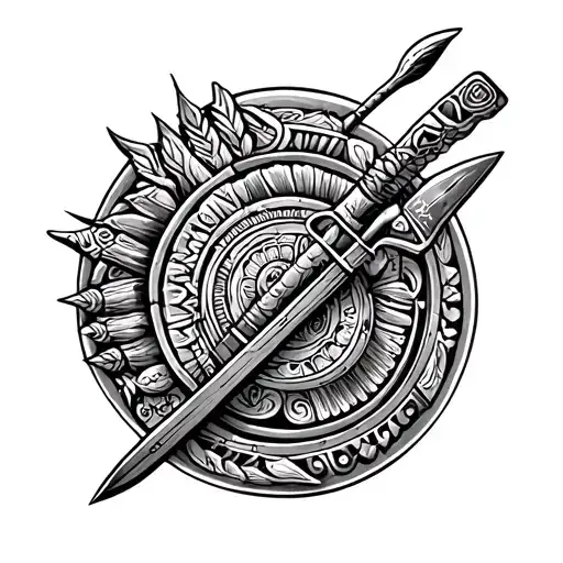 Cooking And Aztec Weapon