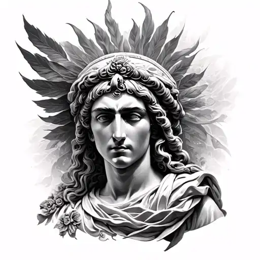 Realism Tattoo With Elements Of The Greco-roman World Of Art