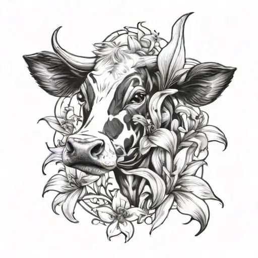 Cow Print Lily Flower