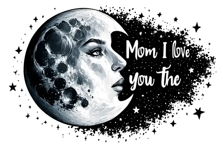 Mom I Love You To The Moon