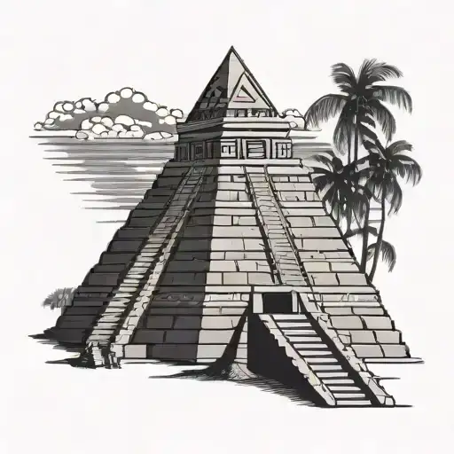 Mexican Aztec Pyramid