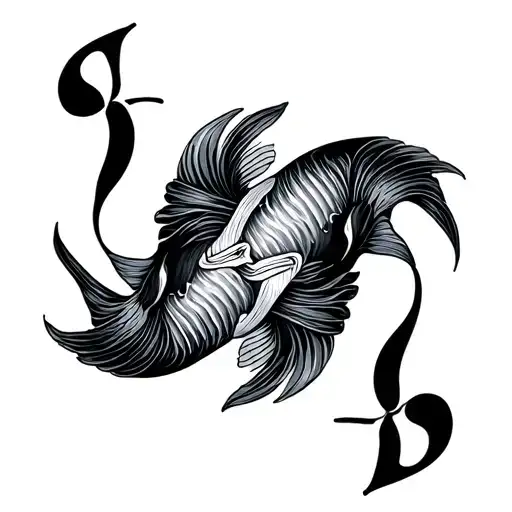 Mixed Gemini And Pisces Sign Minimalist
