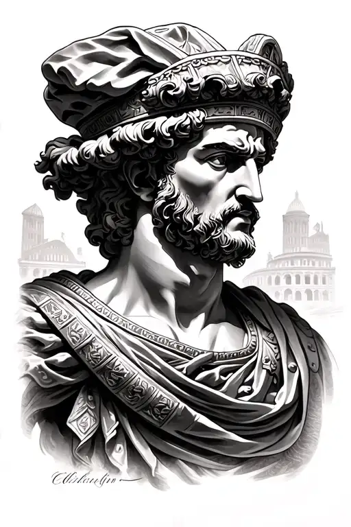 Roman Emperor Colosseum Forearm