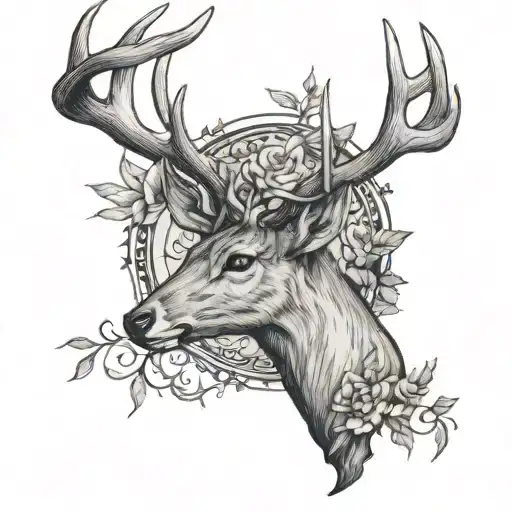 Deer Antlers Femininity Strength