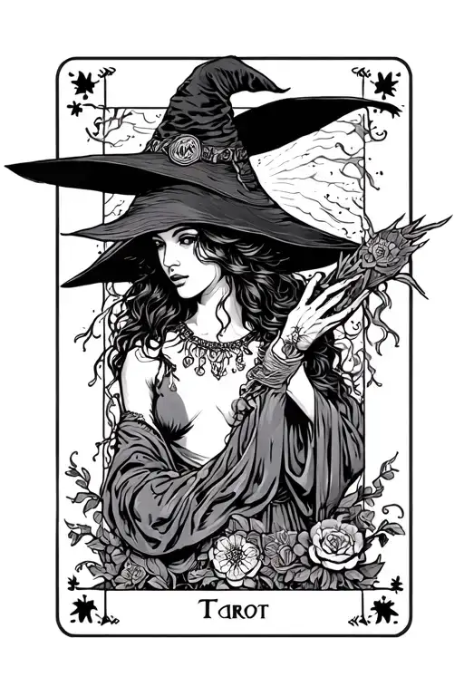 Tarot Card - Witchy Theme Sleeve