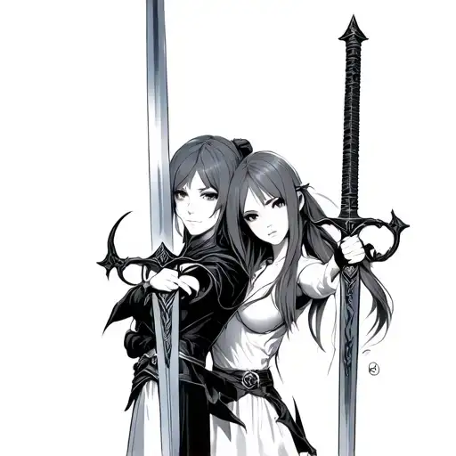 Sword Art Online Kirstin And Asuna