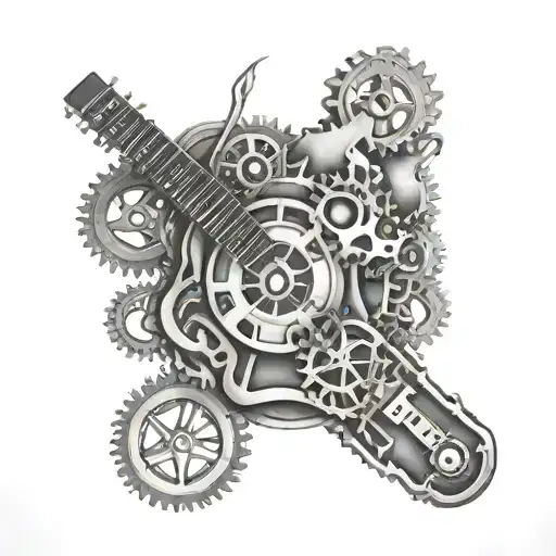 Bicycle Gears Guitar