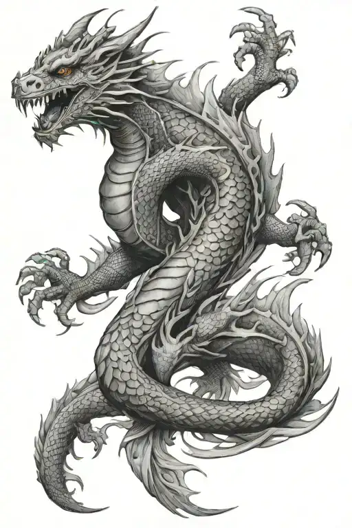 Ocean Under Water Dragon