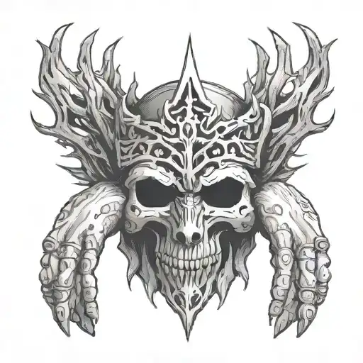 Thorn Crown No Face Prayer Hands