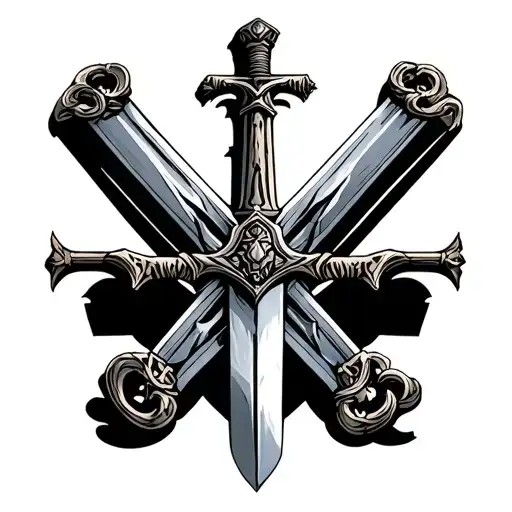 Sword Thats Also A Key Symbolizing