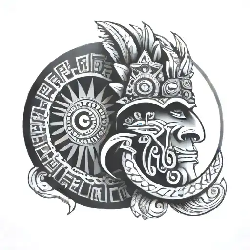 Made In Oakland With Aztec Circle