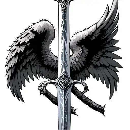 Wings Strong Sharp Sword