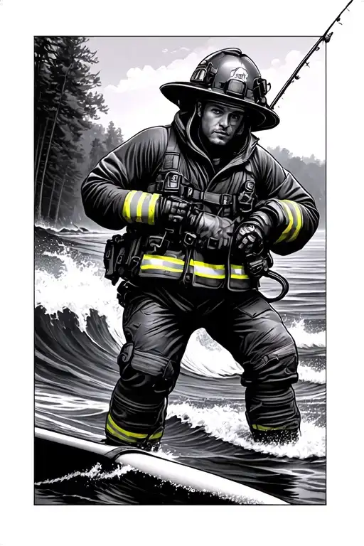 Firefighter Paramedic Massachusetts Fishing Surfing