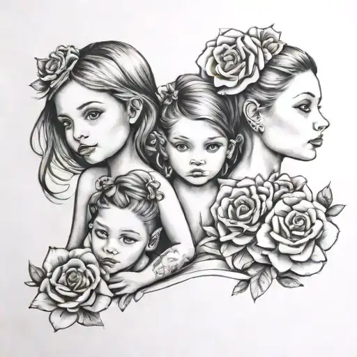 Sisters Big Sis And Twin Lil Sister