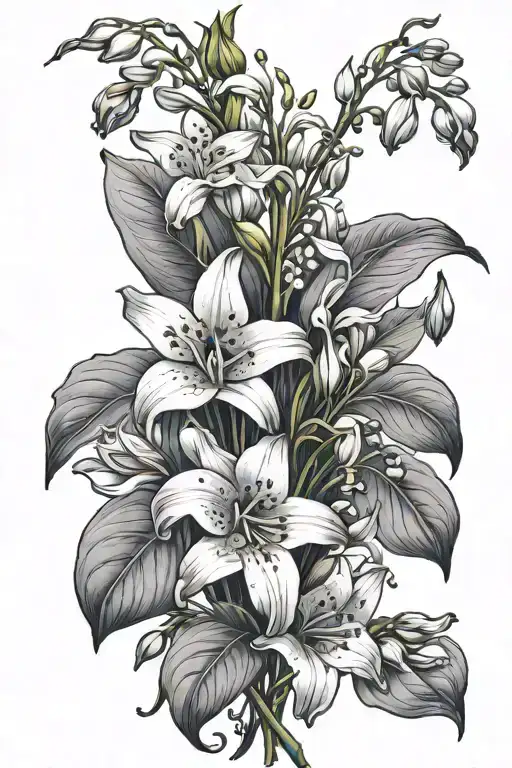 Lily Of The Valley Gladiolus Morning Glory Honeysuckle