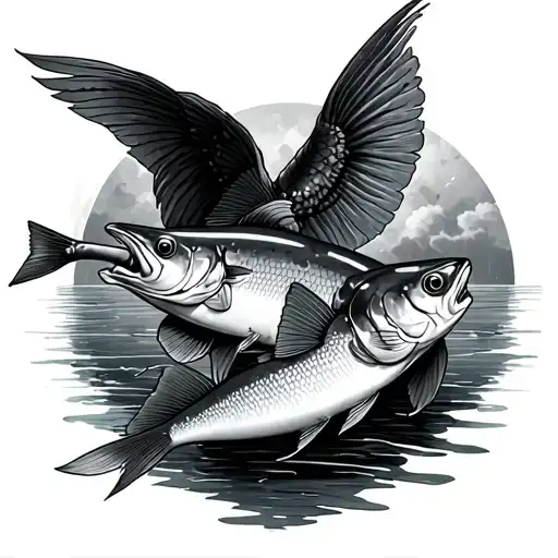 Memorial Tattoo For Stillborn Named Kenneth Fishing