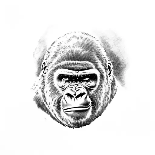 Gorilla Evil And Good Happy