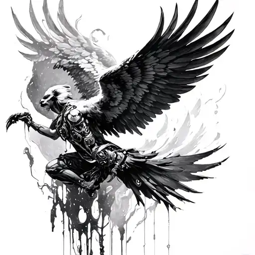 Cyberpunk Icarus Fall