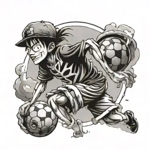 Luffy Football Player