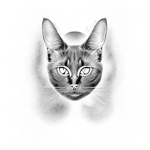 A Black Cat Exploring The Mysteries Of Space