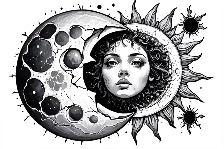 Broken Moon And Sun