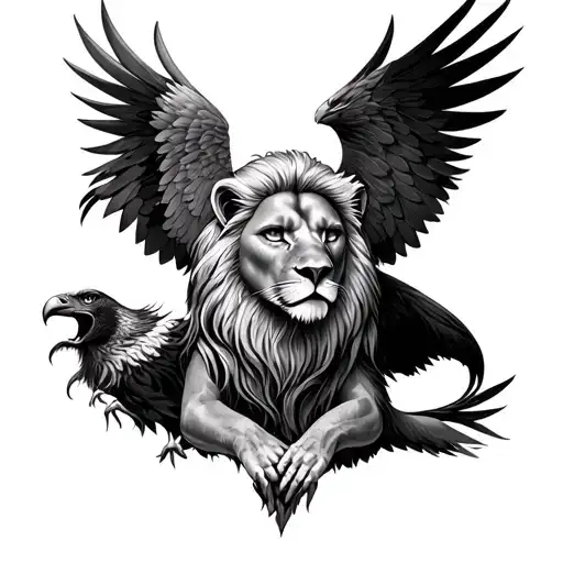 Chimera Lion Eagle Woman