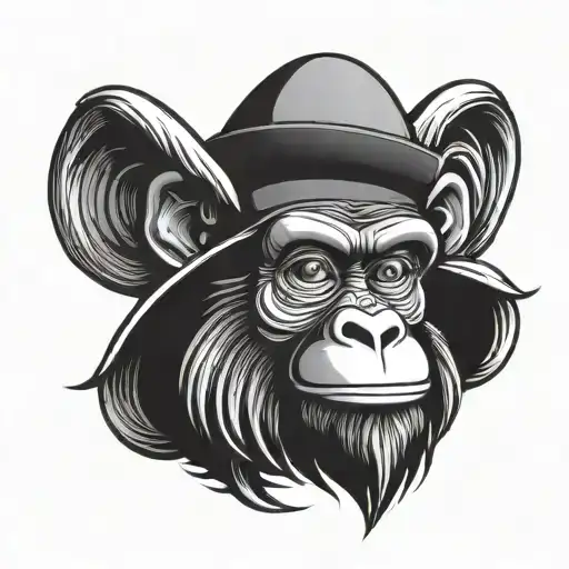 Monkey Rice Hat