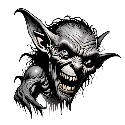 Mysterious Forest And Scary Goblin