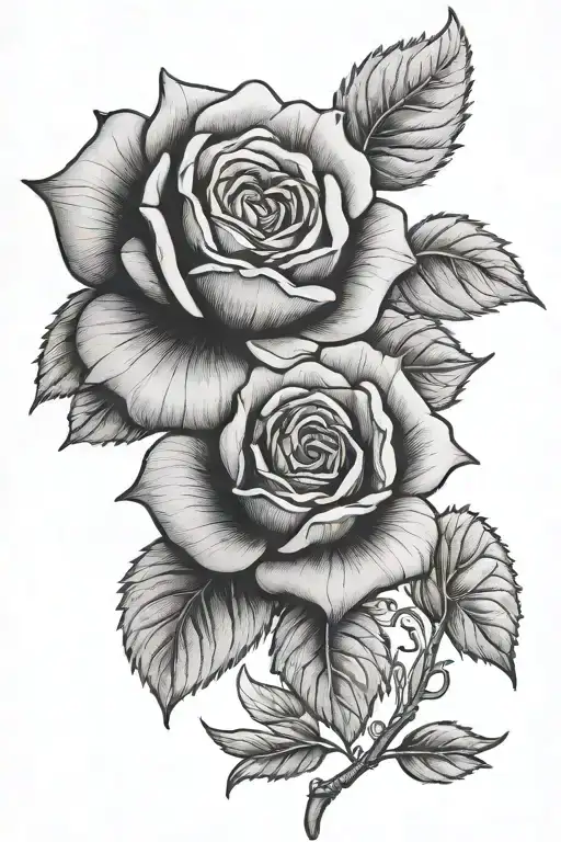Realistic Tudor Rose