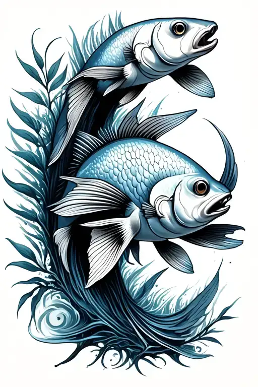 Fish Ocean Transition To Woods Animals