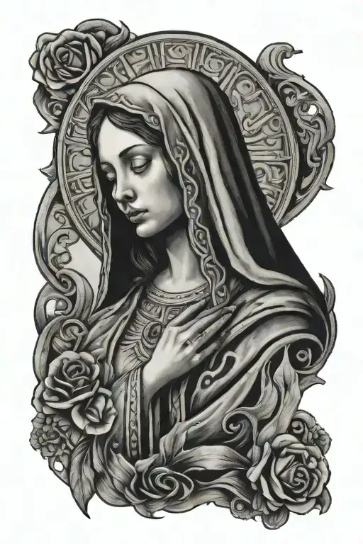 Mary With Stigmata