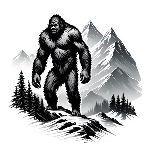 Sasquatch Mountain Landscape