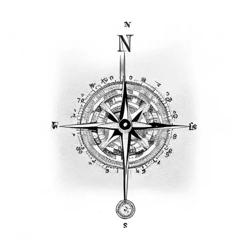 A Compass With A Heart As The Needle
