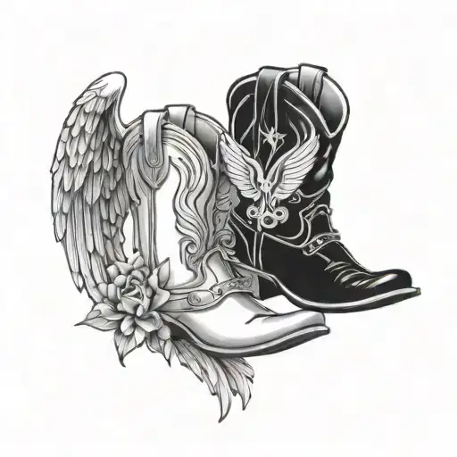 Angel Cowboy Boot