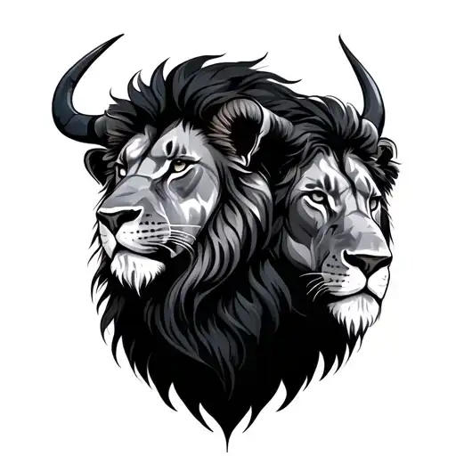 Taurus And Leo Lion