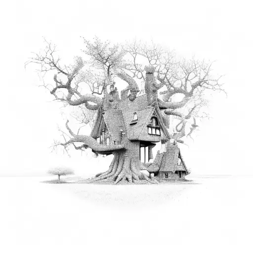 A House In A Magical Tree
