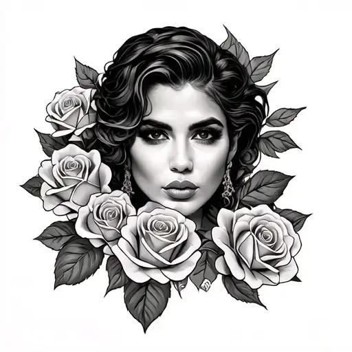 Vazquez With Money Roses Around On Arm Sleeve