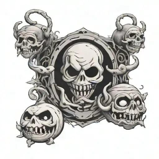 Hear No Evil See No Evil Speak No Evil Lock Shock And Barrel Nightmare Before Christmas