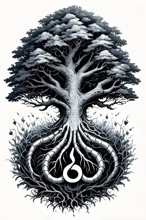 Full Tree With Triskelion