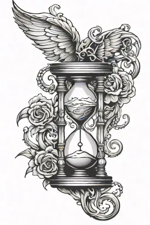 Chain Watch Hourglass