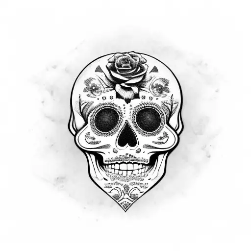 Sugar Skull Kitchen Knives