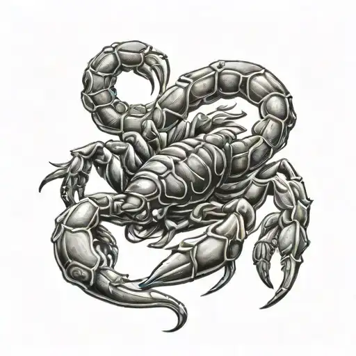 Scorpion Crawling Around Wrist