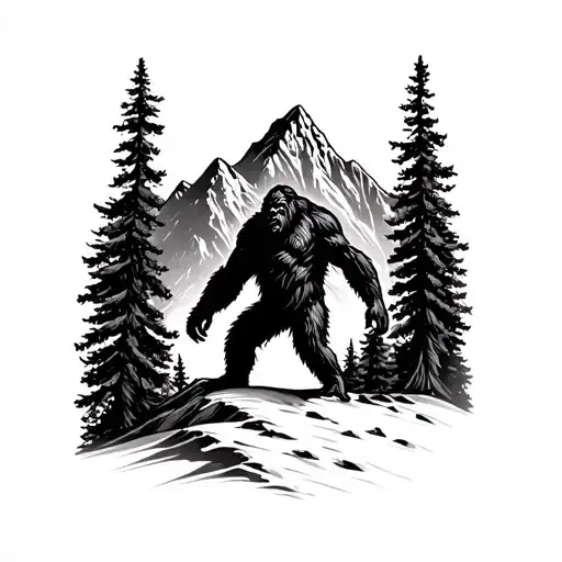 Sasquatch Mountain Landscape