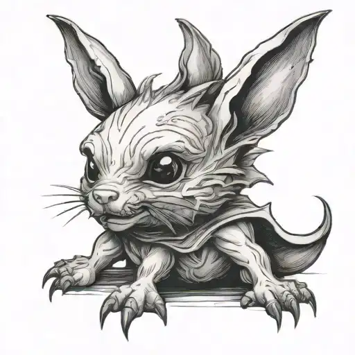 Bat Bunny Creature