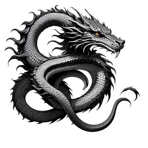 Snake And Dragon Armband